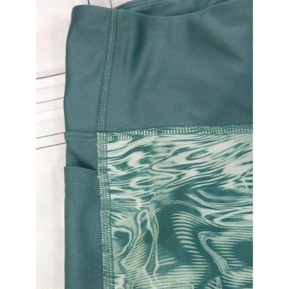 Under Armour HeatGear SeaGreen Leggings/Yoga Pants Compression High Rise-WMNs XL - Picture 9 of 10